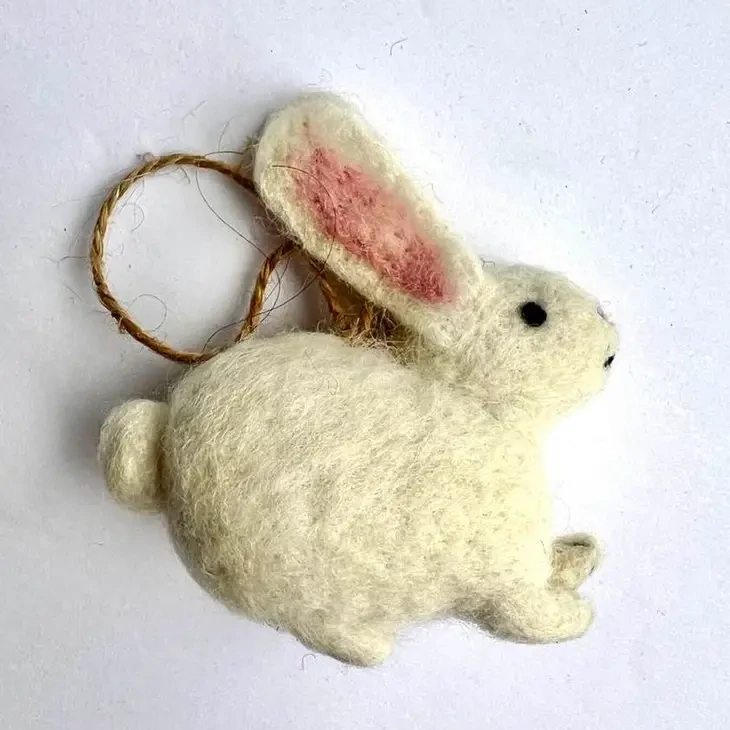 Felt Bunny Ornaments