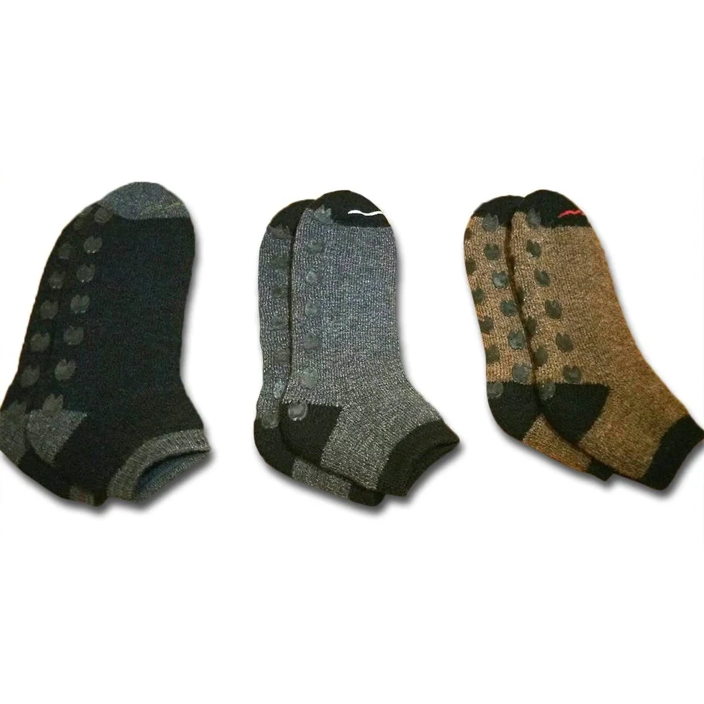 "AlpacaTrax" Gripper Slipper Alpaca Socks