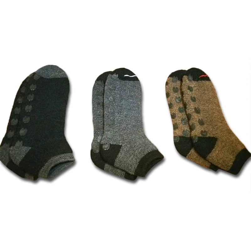 &quot;AlpacaTrax&quot; Gripper Slipper Alpaca Socks