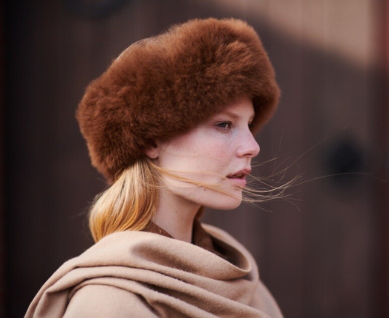 Baby Alpaca Fur Headband