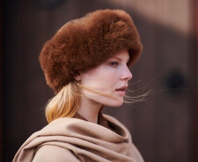 Baby Alpaca Fur Headband