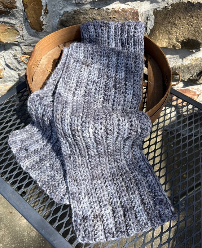 Ribbed Alpaca Scarf - Birches
