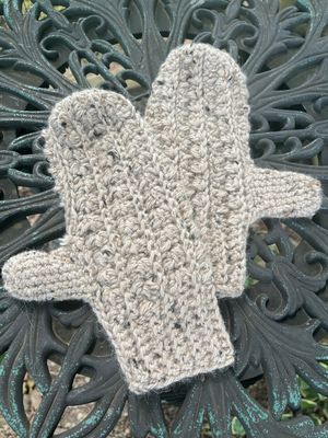 Wintertide Alpaca Mittens - Cork