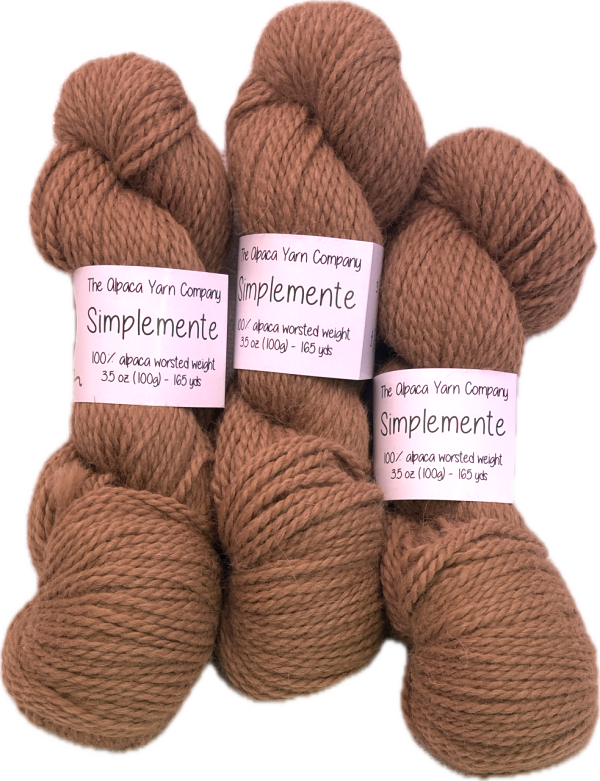 Simplemente Alpaca Yarn - Cinnamon