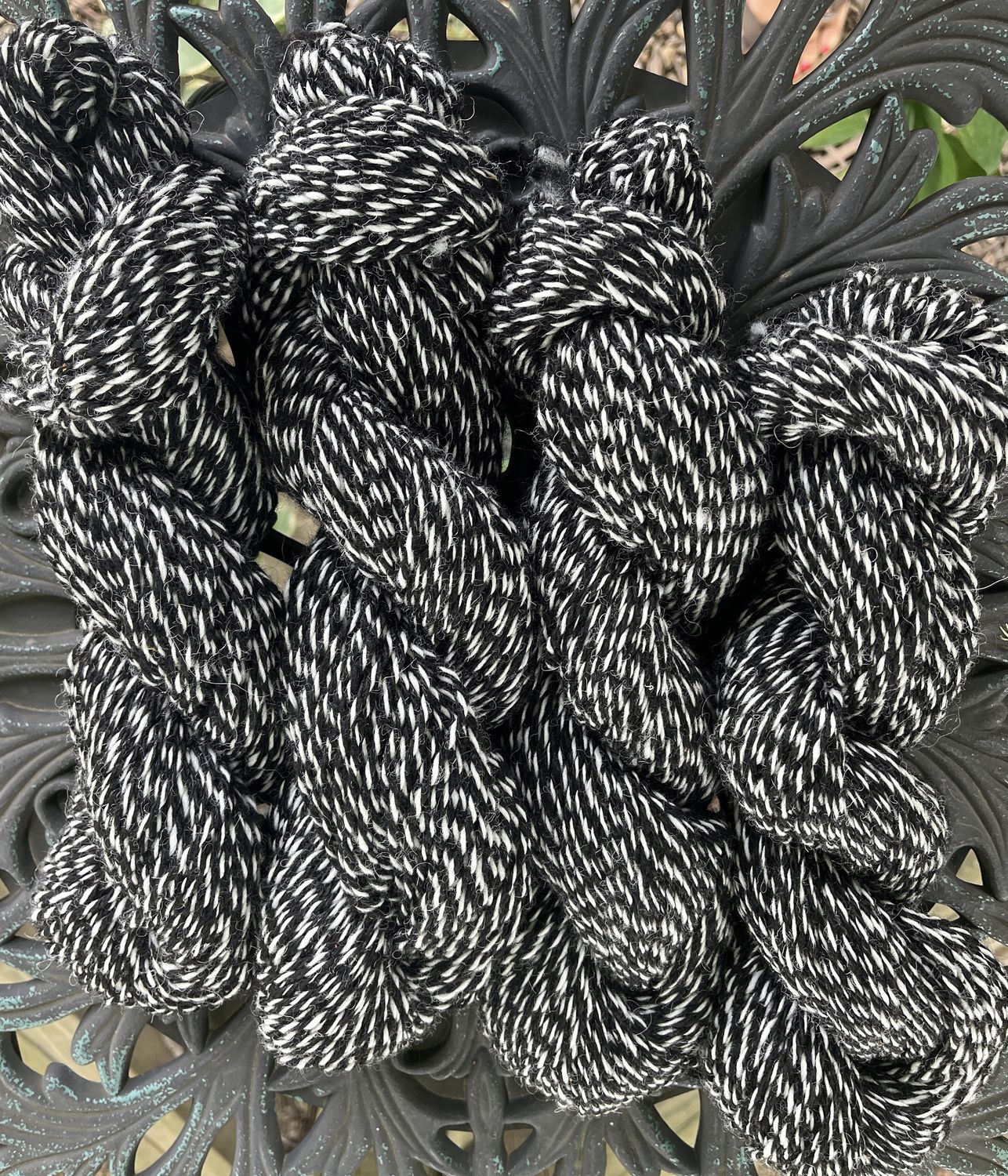 Barberpole Alpaca Yarn - Amelia and Derecho