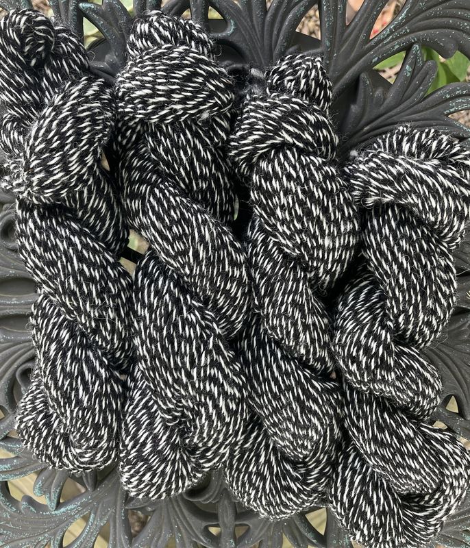 Barberpole Alpaca Yarn - Amelia and Derecho