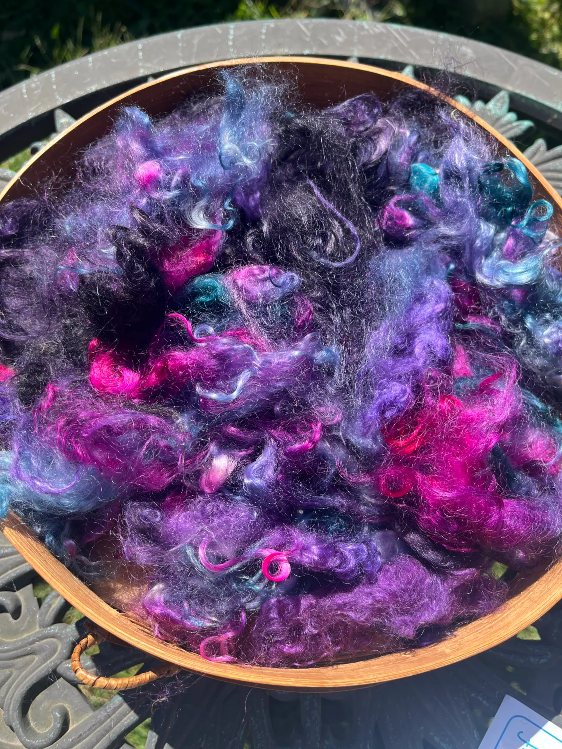 Mohair, 5 Inches, Elderberry Pie
