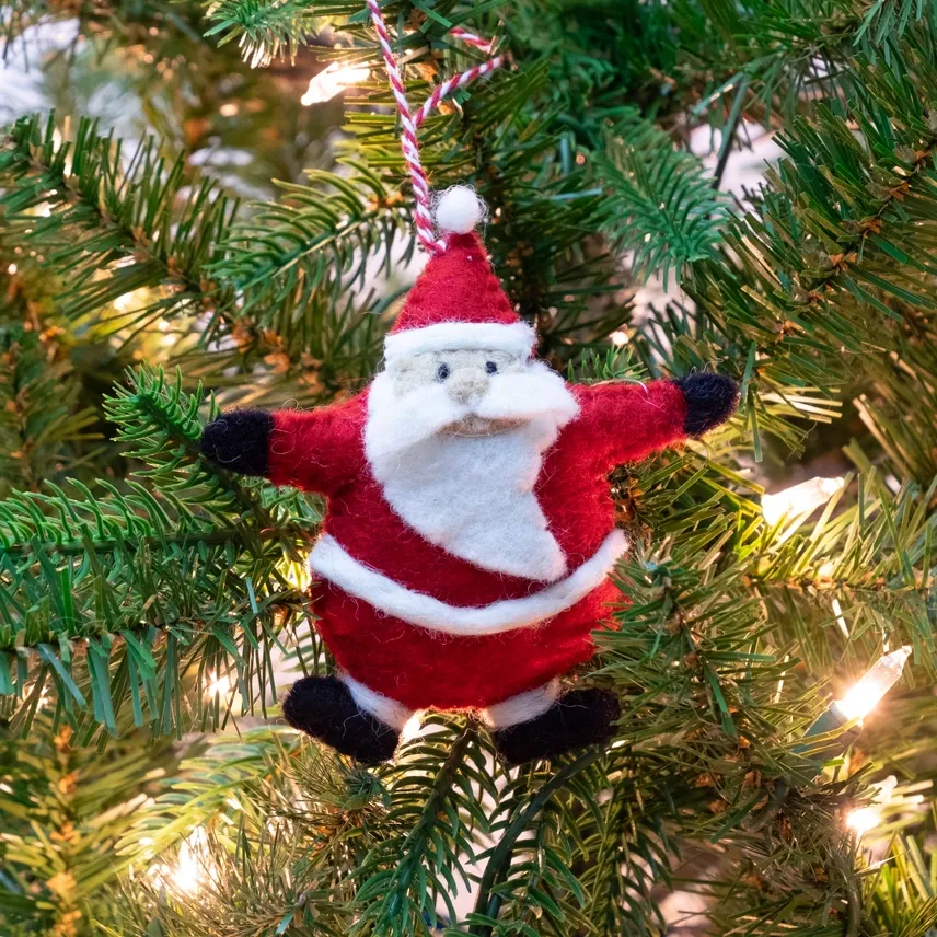 Fat Santa Ornament
