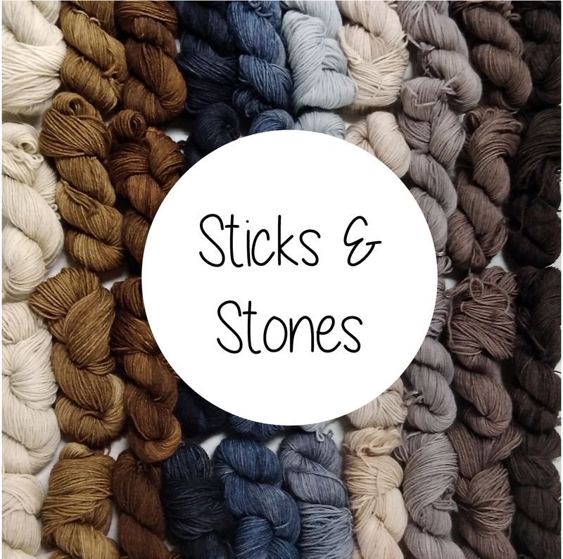 Mini Madness Yarn Packet - Sticks and Stones