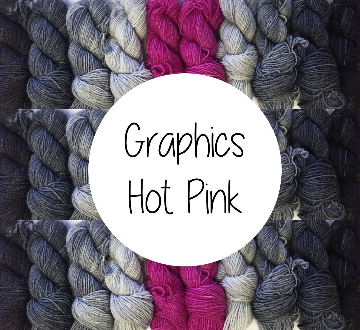 Mini Madness Yarn Packet - Graphics Hot Pink