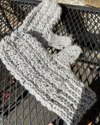 Wintertide Alpaca Mittens - Highland Fog