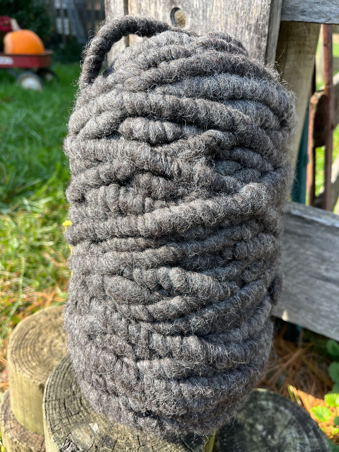 Alpaca Rug Yarn - Shades of Grey