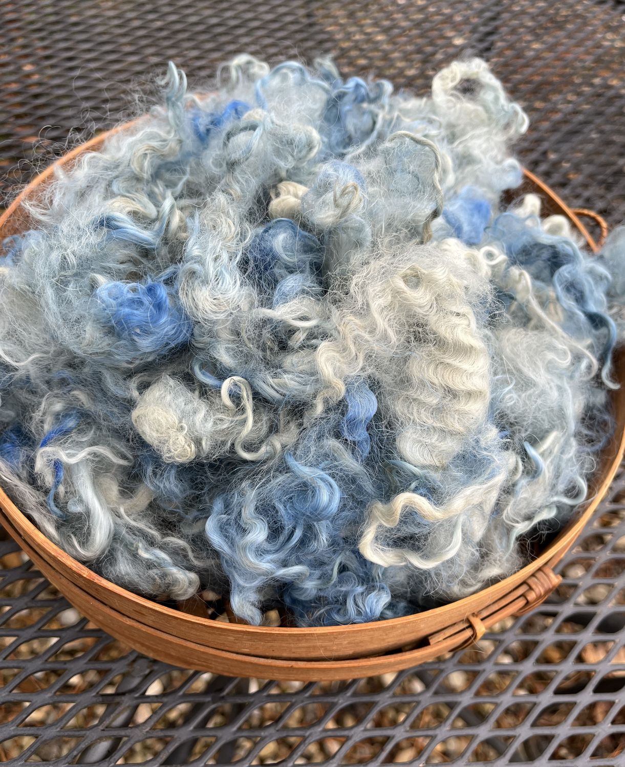 Hand-Dyed Mohair - Cornflower
