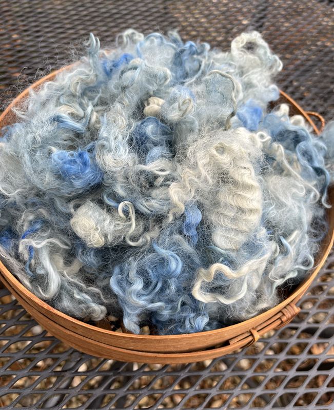 Hand-Dyed Mohair - Cornflower