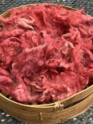 Mohair, 5 Inches - Cranberry