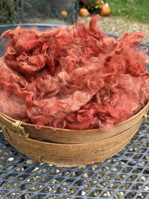 Hand-Dyed Mohair - Crabapple