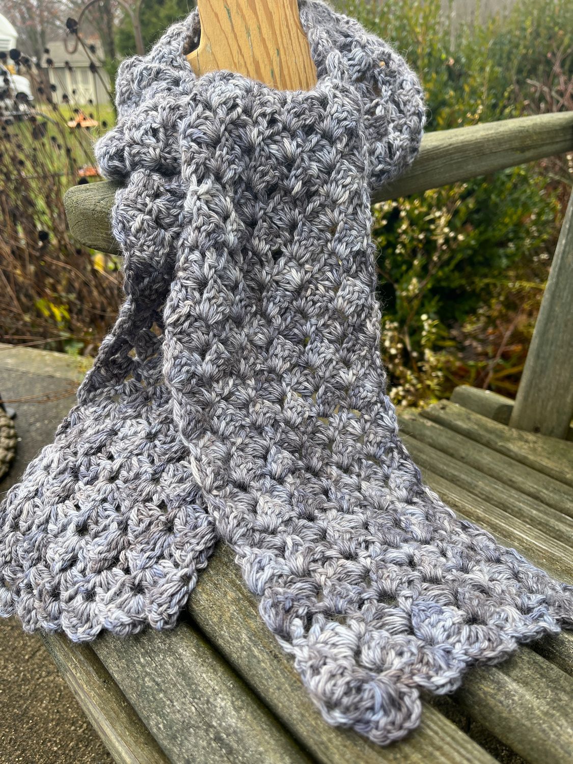 Spring Petals Alpaca Scarf - Birches
