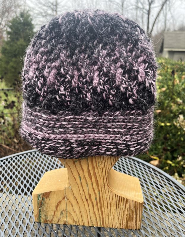 Espiral Alpaca Hat - Boysenberry Jam
