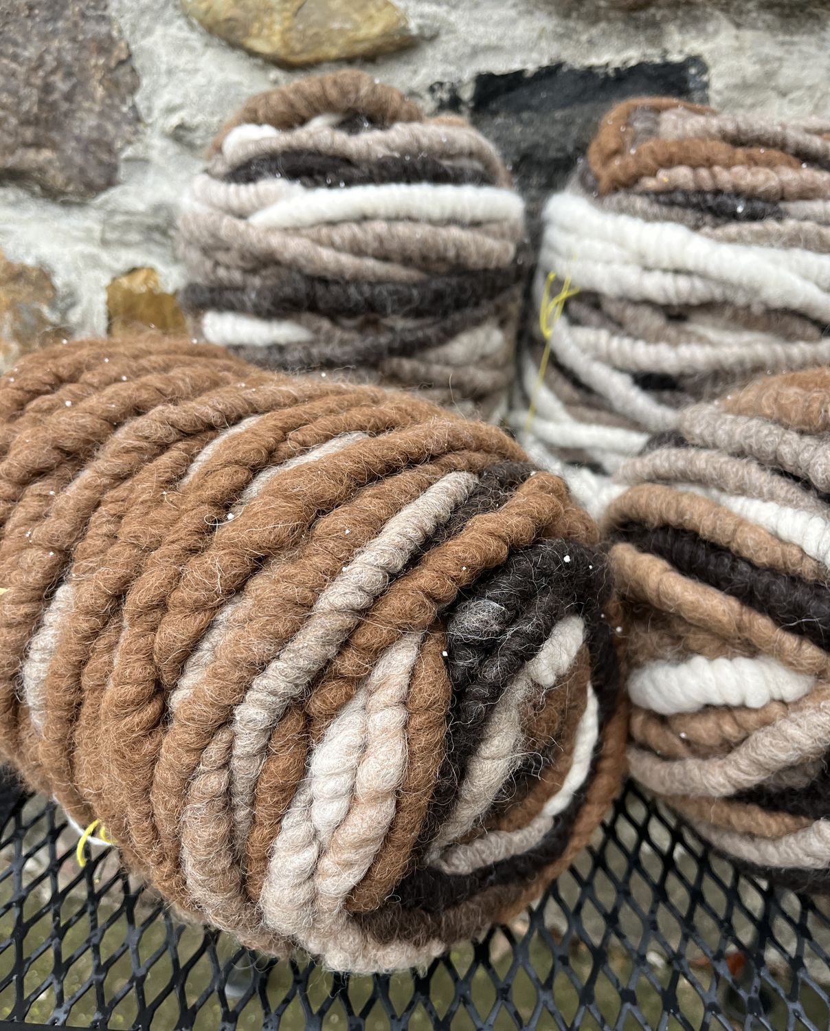 Alpaca Rug Yarn - Natural Colors