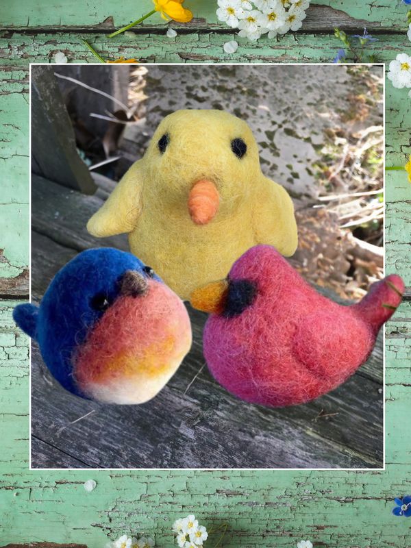 Bird Felting Class