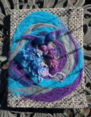 Handmade Felted Fabric Journal