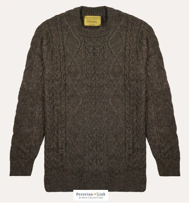 Fisherman&#39;s Alpaca Sweater