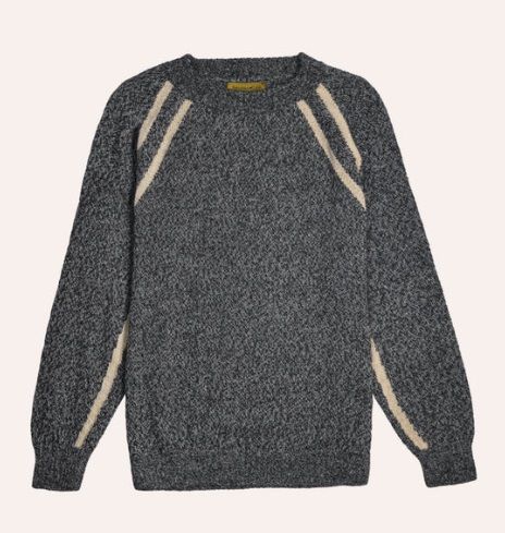 Collegiate Marled Alpaca Crewneck