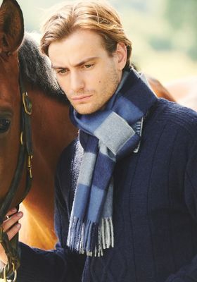 Buffalo Check Alpaca Scarf
