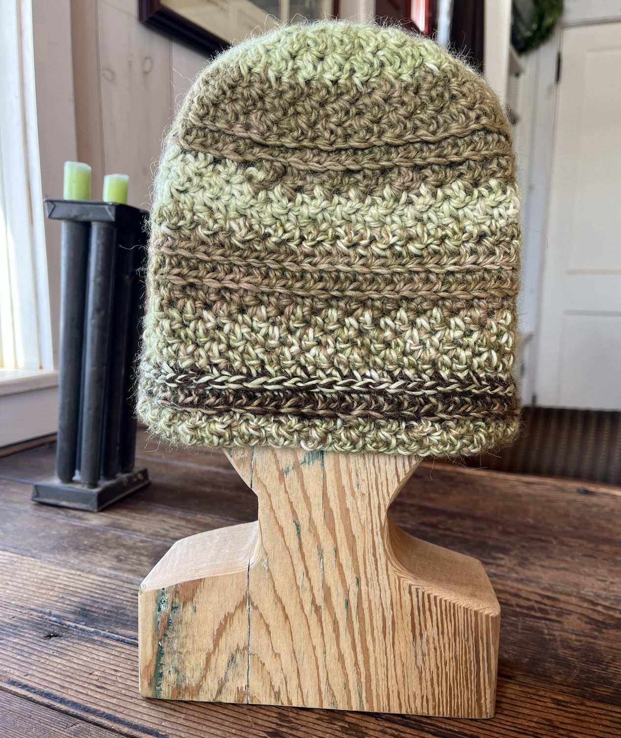 Pistachio Cream Alpaca Hat
