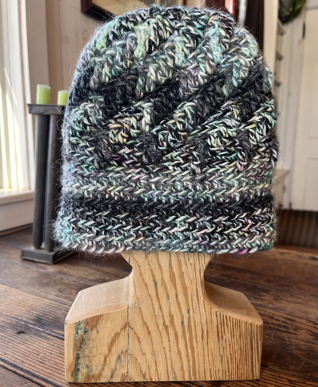 Espiral Alpaca Hat - Atlantis