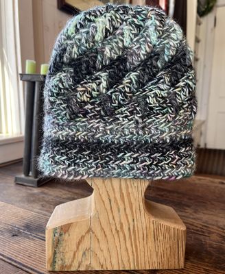 Espiral Alpaca Hat - Atlantis