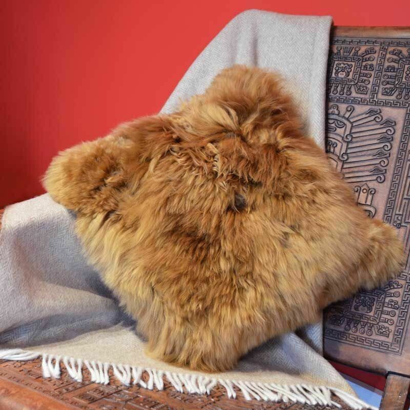 Alpaca Fur Pillowcase - Double-Sided