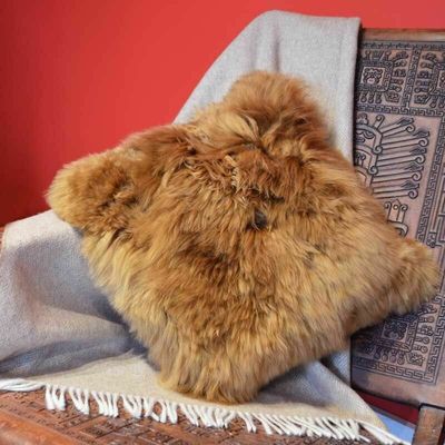 Alpaca Fur Pillowcase - Double-Sided