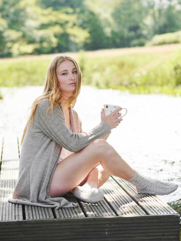 Brisa Alpaca Open Cardigan