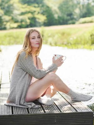 Brisa Alpaca Open Cardigan