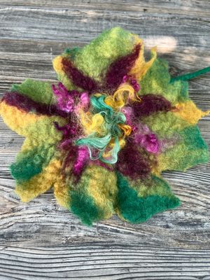 Flower Wet Felting Class