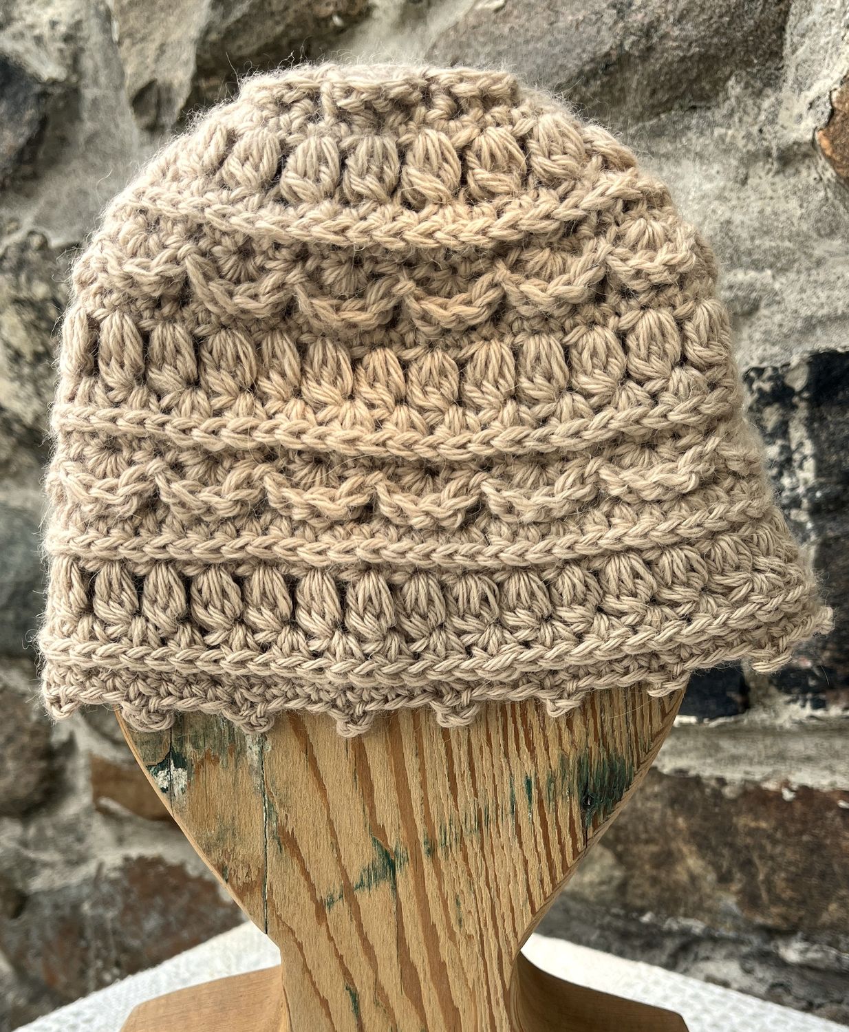 Hand Crocheted Alpaca Toddler Hat - 2-5 Years
