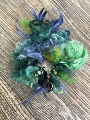Forest Whimsy Fiber Brooch