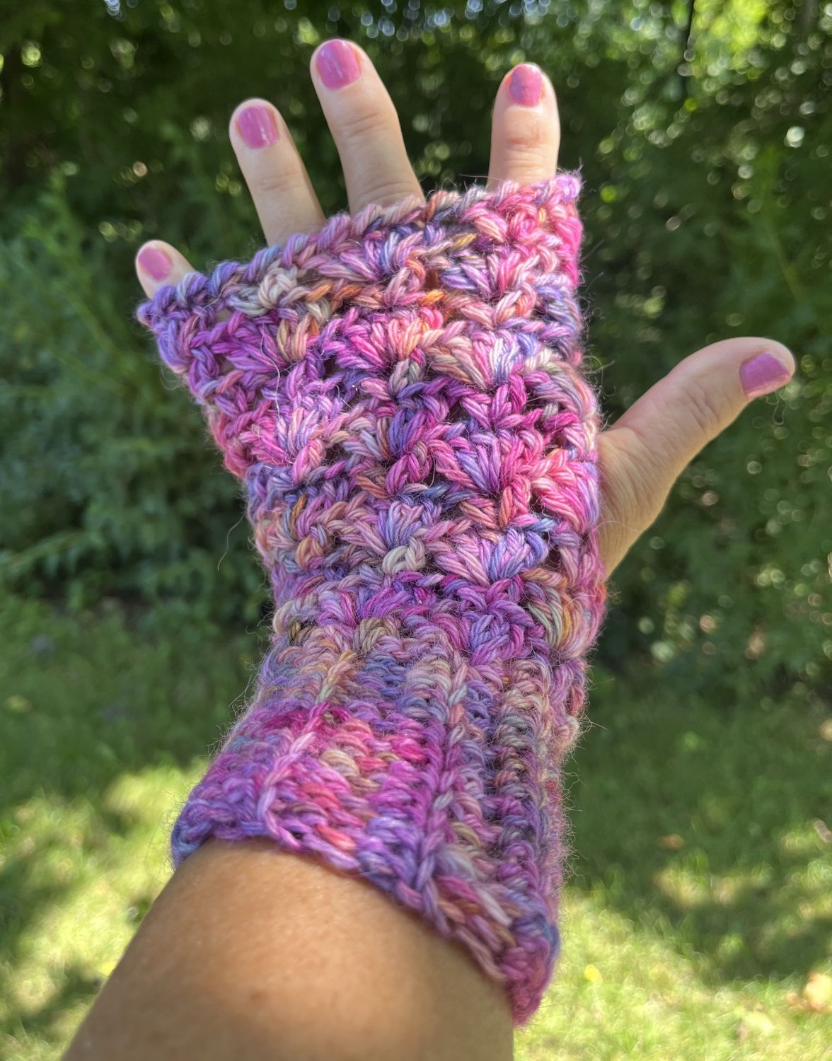 Fingerless Alpaca Gloves - Betony