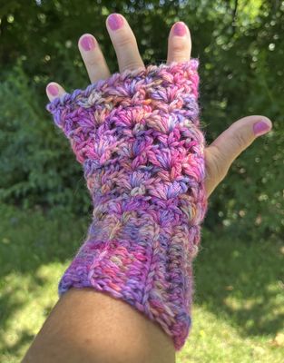 Fingerless Alpaca Gloves - Betony