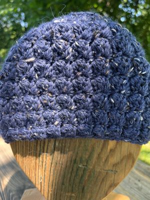 Alpaca Tweed Headband - Woad