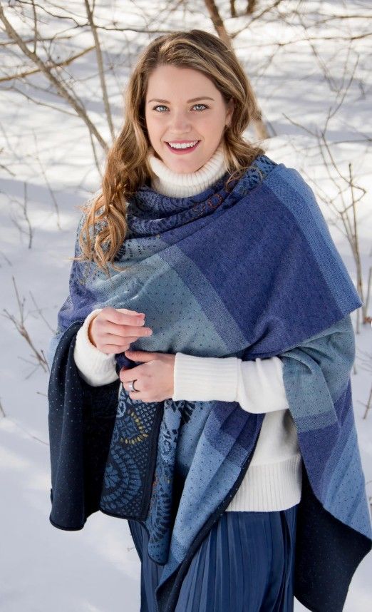 Paisley Reversible Ruana