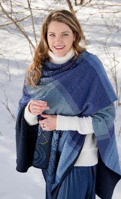 Paisley Reversible Ruana