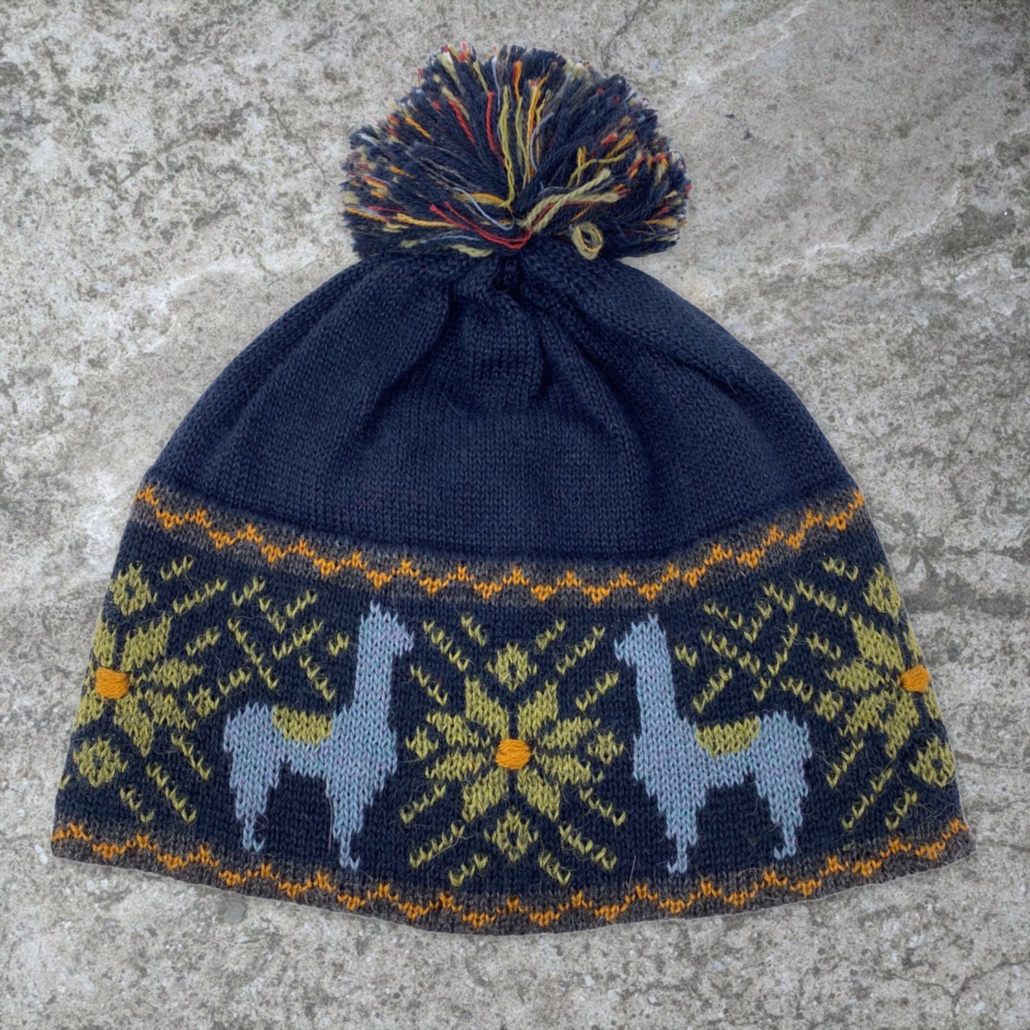 Alpaca Herd Hat - Blue