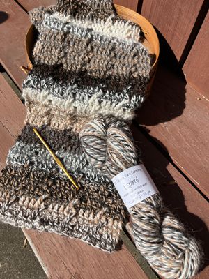 Extra Wide Espiral Alpaca Scarf - Cusco
