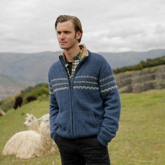 Fleece Lined Alpaca Sweater