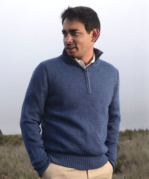 Troyan Half Zip Alpaca Sweater