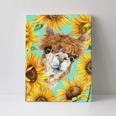 Alpaca Portrait Wall Art