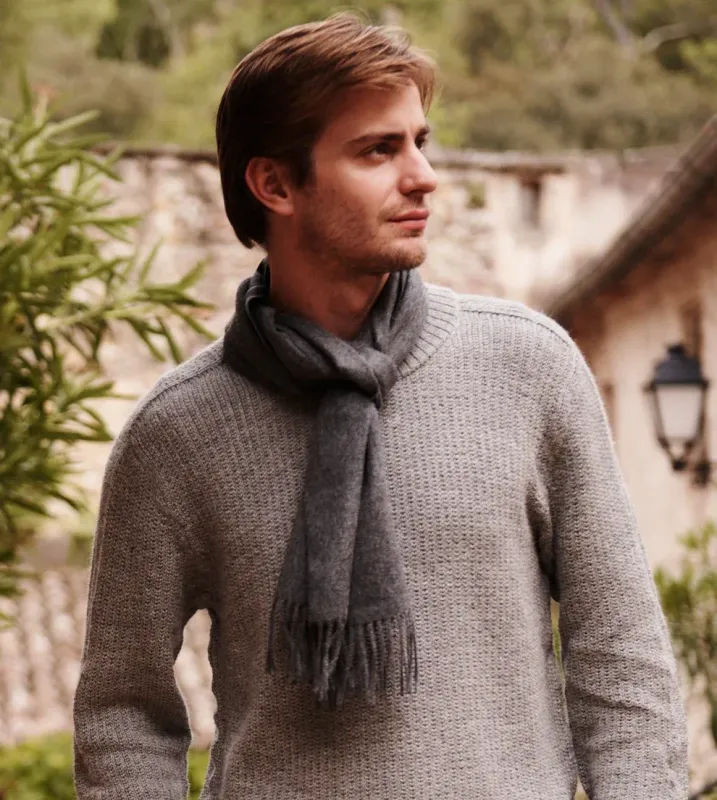 Baby Alpaca Woven Scarf