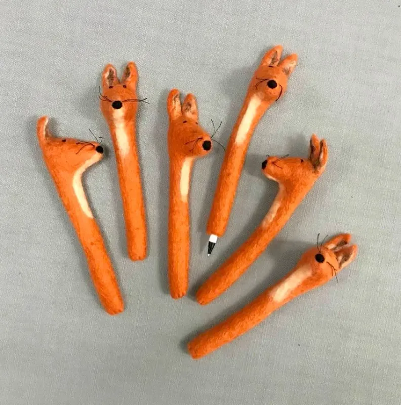 Fox Pencil Toppers